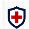 Ícone de escudo representando saúde e bem-estar